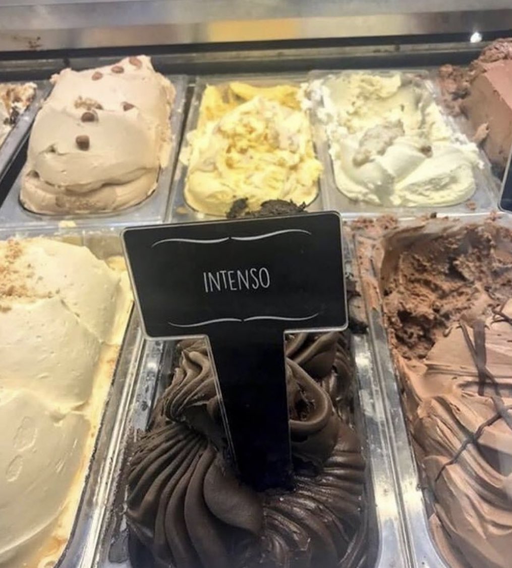 si fuera un gusto de helado