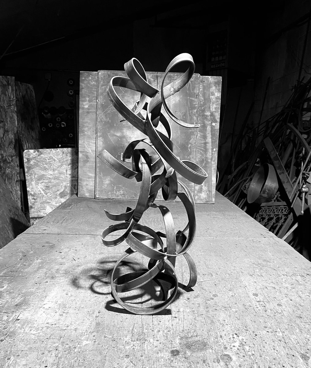 On the table today is a “Beautiful Chaos” in progress. This is part of the work to be sent <a href="/petroffgallery/">Petroff Gallery</a> in Toronto. It will be purple.