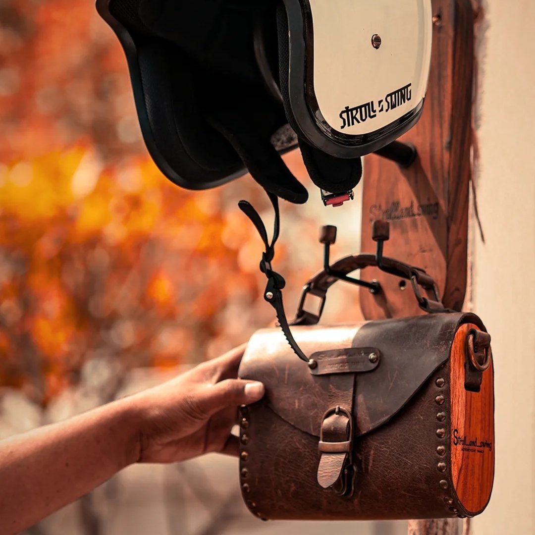 StrollandSwing's tweet photo. Keep your riding essentials organized and within reach with our stylish wooden helmet holder. Ride in style, ride with convenience! 🏍️🧡 #helmetstorage #ridingequipment #motorcycleaccessories #woodendecor #rideinstyle https://t.co/L3WtYGJOdi