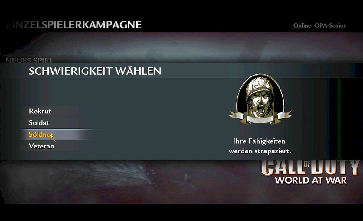 SeniorenClan_at's tweet photo. Wir Senioren sind Strapazen gewohnt 🥴
#CallofDuty #cod5 #CallofDutyWorldatWar #Senioren https://t.co/OXBUifnKYu