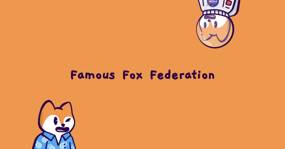 Famous Fox Federation🦊🟠 tweet media