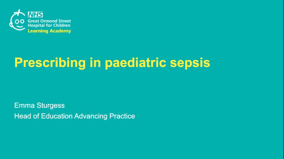 🌡 Wrapping up the afternoon with our very own @sturge100 (Head of Education for ACP) walking us through an interactive case study exploring prescribing in sepsis in children 🤒
