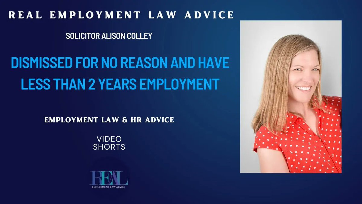 What are your rights if you are dismissed for no reason and have less than 2 years employment? | Video Shorts

#dismissed #ukemplaw #videoshort

youtu.be/N7M7J8I8SWw