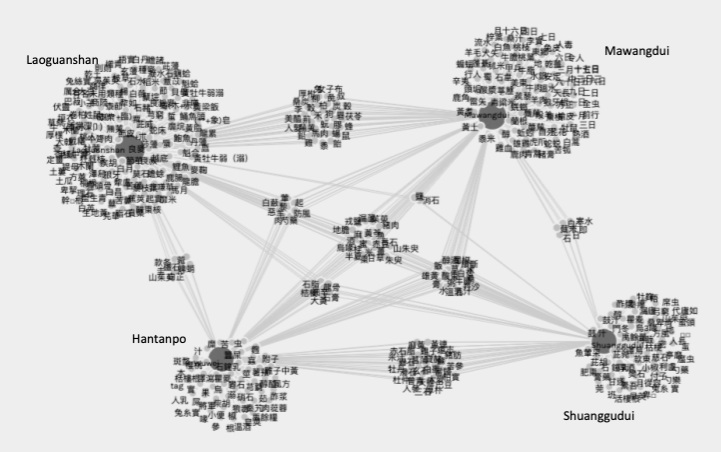 MStanleyBaker's tweet image. The #DocuSky format allows massive #termextraction and analysis using #metadata from #sourcetexts. These can be easily visualised in #socialnetwork software like @HDStanford&apos;s #Palladio or @Gephi