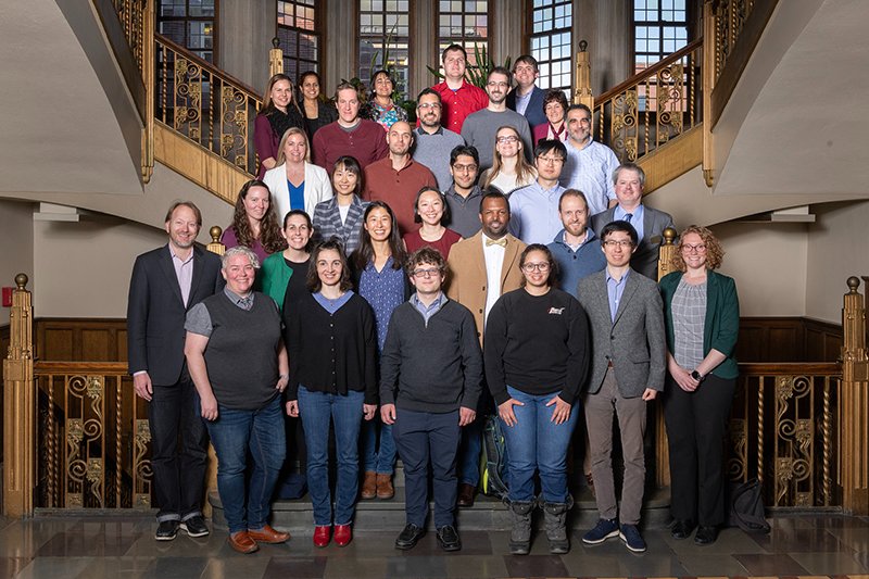 Congratulations to our own assistant professor Sam Nariman, one of Purdue's @NSF Career Award recipients recognized earlier this week. You'll find him in the center of the group, third row.📸 Glasses. Grey shirt. 😃#mygiantleap #math #research #BoilerUp