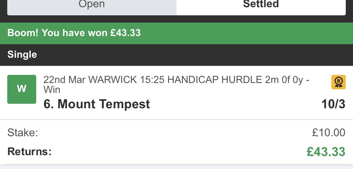 TAKracingadvice's tweet photo. MOUNT TEMPEST wins comfortably for members advised 9/2. On a decent spell to finish the month 💥 https://t.co/gJ1b3ZxoUH