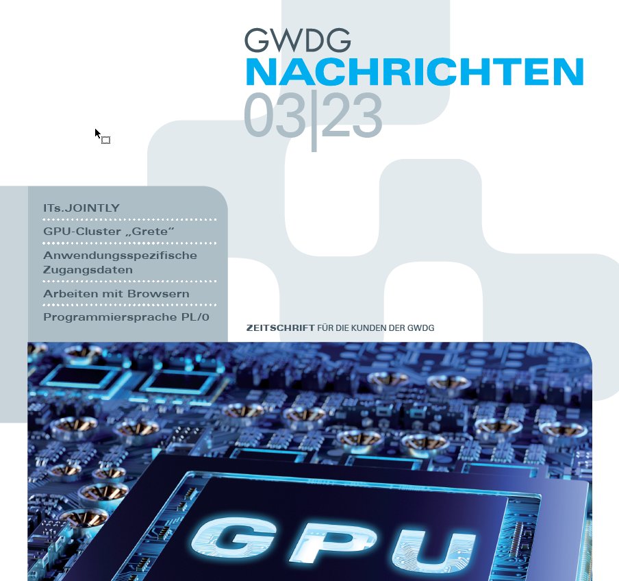 Die GWDG-Nachrichten 3/2023 sind erschienen. 👉 s.gwdg.de/rjhSHF