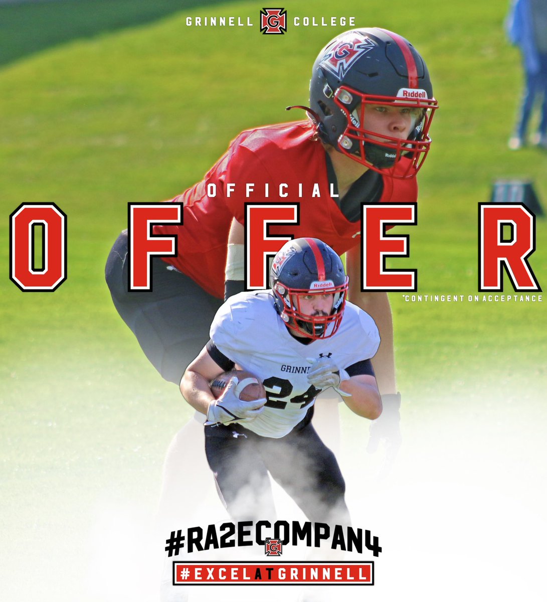 After an amazing visit I am #blessed to receive an offer from Grinnell football! @CoachV_GC <a href="/HFCBarnes/">Brent Barnes</a> <a href="/Grinnell_FB/">Grinnell College Football</a>