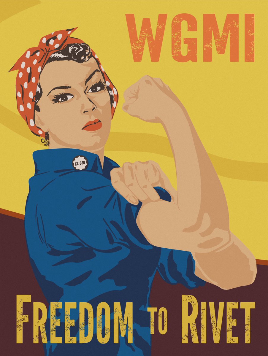 resnepsid's tweet photo. Celebrate Women's History Month with "GEN Rosie"!
Inspired by @jyatrofsky's XX GEN, @Ars0nic's "Sgt. Pepe", &amp; the iconic "Rosie the Riveter"

50% of proceeds support @GirlsWhoCode. Elevate &amp; empower with this timeless piece

Limited Edition artwork at .0143ETH
Link in comments 💪 https://t.co/8jWZuEdFN6