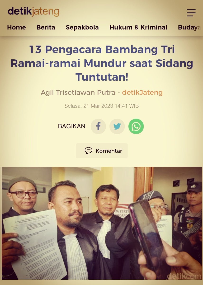 Syarman Lawyer (@syarman59) on Twitter photo Dari kasus Bambang Tri dan Nur Sugik ini, kalau masih ada yg bilang "Ijazah Jokowi Palsu" bisa langsung dicyduk <a href="/CCICPolri/">Direktorat Tindak Pidana Siber Bareskrim Polri</a> <a href="/DivHumas_Polri/">Divisi Humas Polri</a>
#IjazahJokowiPalsuHoaks Dari kasus Bambang Tri dan Nur Sugik ini, kalau masih ada yg bilang "Ijazah Jokowi Palsu" bisa langsung dicyduk <a href="/CCICPolri/">Direktorat Tindak Pidana Siber Bareskrim Polri</a> <a href="/DivHumas_Polri/">Divisi Humas Polri</a>
#IjazahJokowiPalsuHoaks