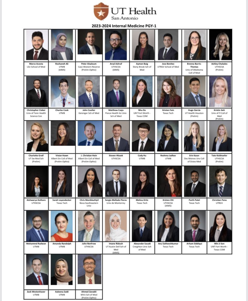 Jane O'Rorke (@jeororke) on Twitter photo So excited to welcome our new class of IM interns to UT Health San Antonio. <a href="/UTHealthGME/">UT Health San Antonio GME</a> <a href="/uthsaim/">UT Health San Antonio IM Residency</a> <a href="/UTHealthHospMed/">UT Health San Antonio Hospital Medicine</a> So excited to welcome our new class of IM interns to UT Health San Antonio. <a href="/UTHealthGME/">UT Health San Antonio GME</a> <a href="/uthsaim/">UT Health San Antonio IM Residency</a> <a href="/UTHealthHospMed/">UT Health San Antonio Hospital Medicine</a>