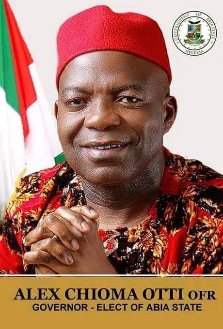 Abia is in safe hands. Welcome to a new dispensation Abians

#Abiadecides2023 #NigeriaElections2023  #alexotti