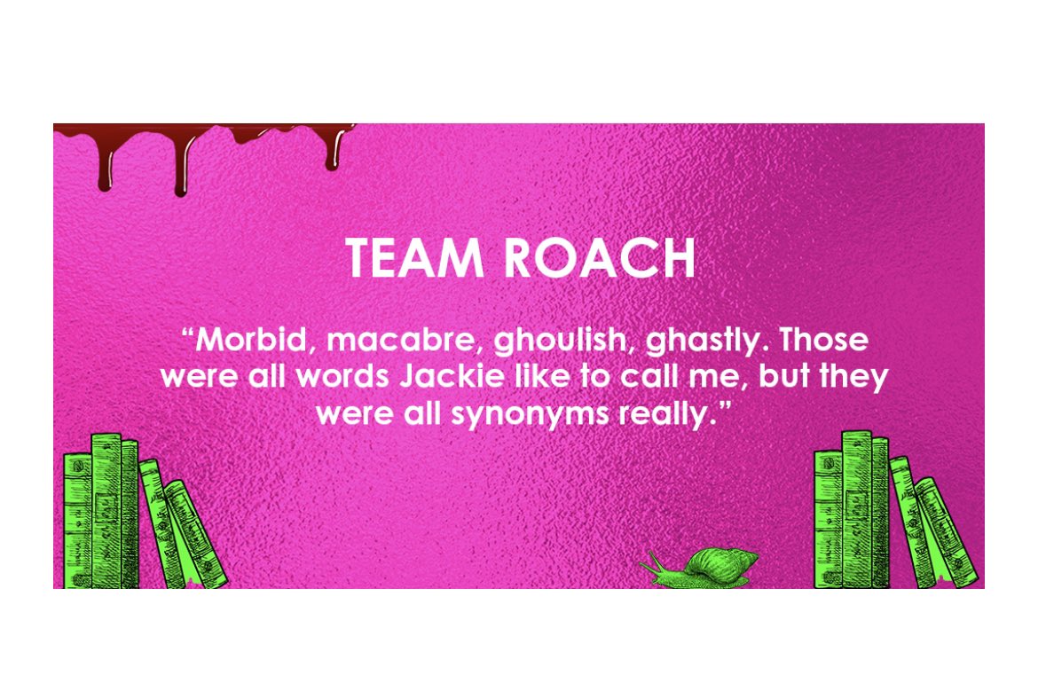 I just took the #DeathofaBookseller quiz… I’m #TeamRoach! 🐌 

Are you Team Laura or Team Roach? Find out here ➡️ m.shortstack.page/fCqVnS?sre=gWV…
@HodderBooks @alicemjslater