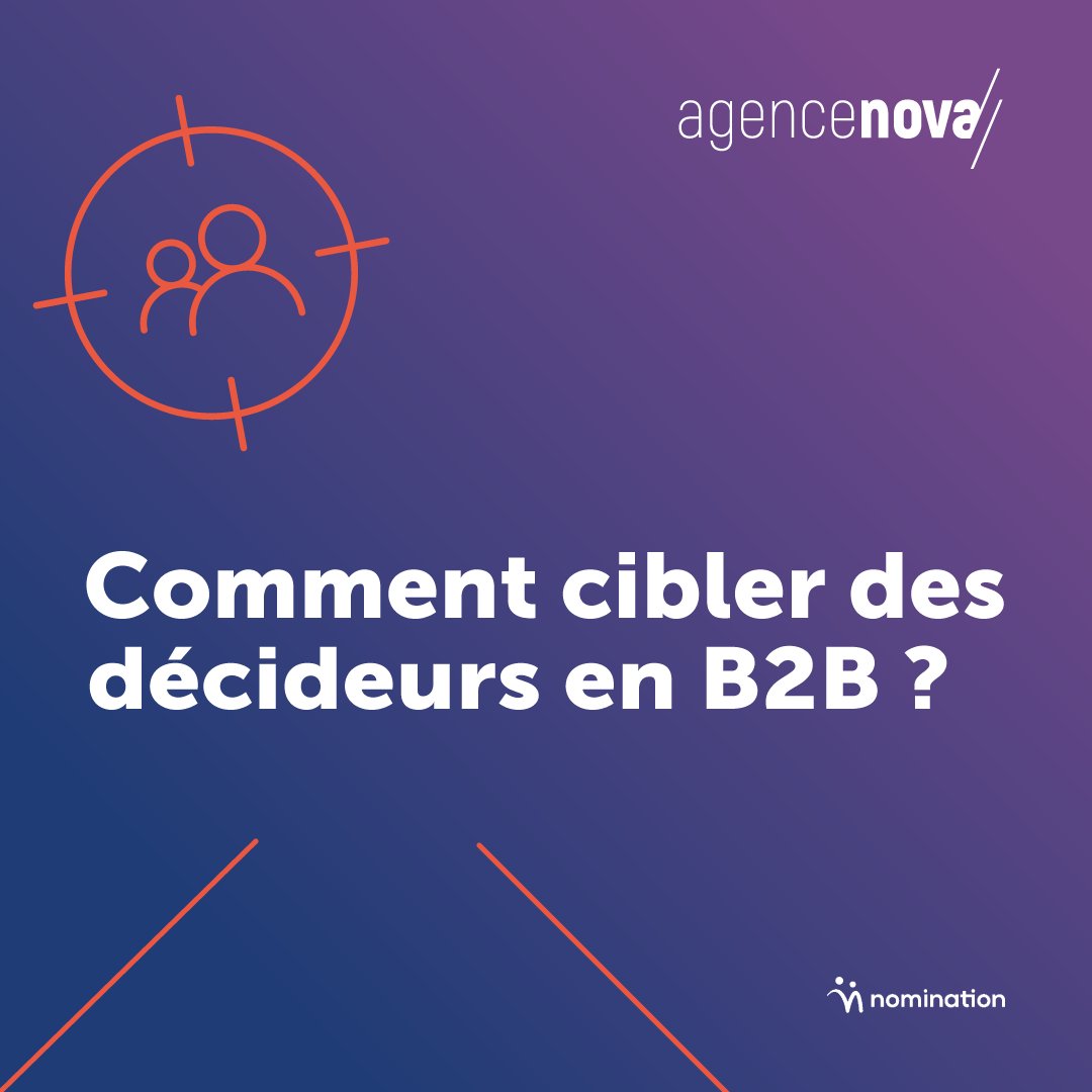 agencedecomnova's tweet photo. 📣 La segmentation en emailing génère plus de RDV que les envois impersonnels.

🔍 Comment cibler les décideurs en BtoB ? Vous trouverez en commentaire le deuxième article de notre smartsheet sur le sujet de la prospection pour faire le point sur vos méthodes. https://t.co/m1aetbDivv