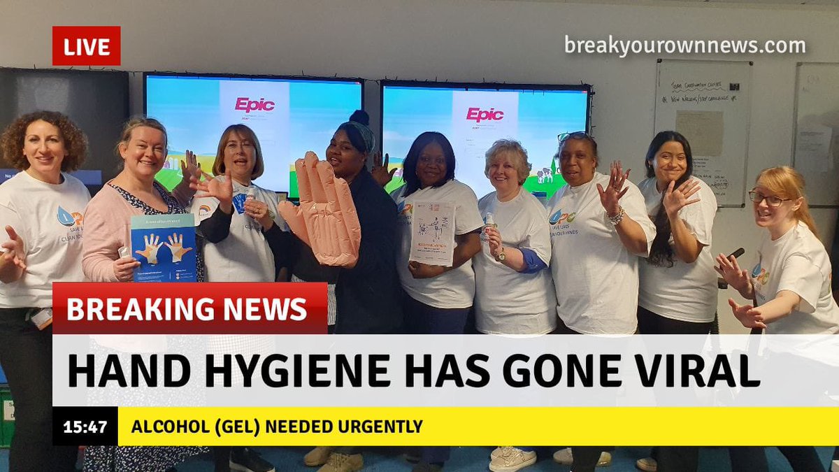 IPC_uclh ๐ (@ipc_uclh) on Twitter photo BREAKING NEWS ๐จHands up ๐ IPC & co-ordination/flow team are partners in crime (grime!) #handhygiene #spreadkidnessnotgerms #oneteam๐ <a href="/AlisonClement15/">Alison Clements</a> <a href="/lolwalton/">Lorraine Walton</a> @sallybeyzade @vsweeney431 <a href="/probert_david/">David Probert</a> <a href="/ch323/">Charles House</a> <a href="/Missa8696/">Melissa Farragher ๐ ๐ฎ๐ช</a> <a href="/hailleila1/">Leila Hail ๐</a> <a href="/GemmaShower/">Gema Martinez-Garcia</a> @JBitmead BREAKING NEWS ๐จHands up ๐ IPC & co-ordination/flow team are partners in crime (grime!) #handhygiene #spreadkidnessnotgerms #oneteam๐ <a href="/AlisonClement15/">Alison Clements</a> <a href="/lolwalton/">Lorraine Walton</a> @sallybeyzade @vsweeney431 <a href="/probert_david/">David Probert</a> <a href="/ch323/">Charles House</a> <a href="/Missa8696/">Melissa Farragher ๐ ๐ฎ๐ช</a> <a href="/hailleila1/">Leila Hail ๐</a> <a href="/GemmaShower/">Gema Martinez-Garcia</a> @JBitmead