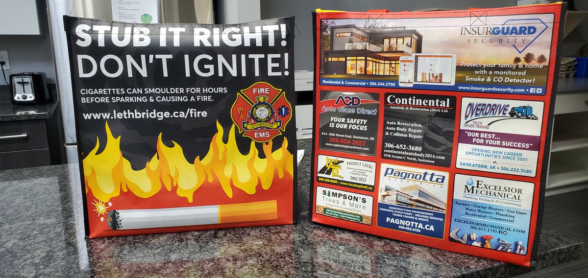 so happy to be working with @KLFireRescue again for #fireprevention.   If you own a #business in #kawarthalakes & want to be featured on this year's bags, please reach out @ 289-903-0079 #WhereWeWork #theMARCgroupinc