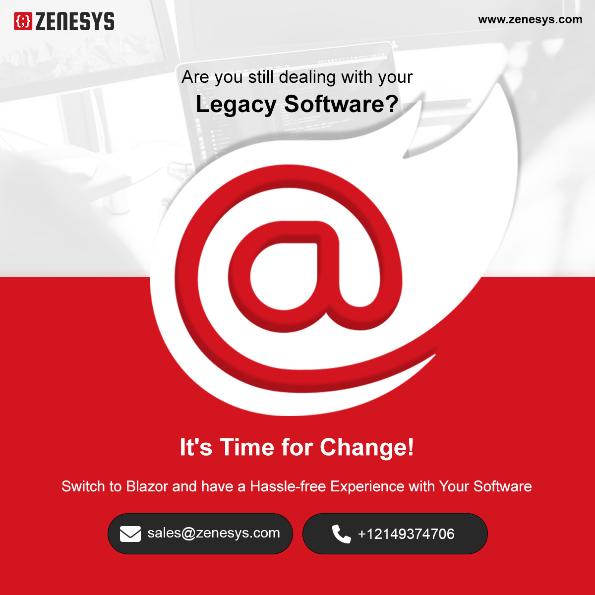 ZenesysTech's tweet image. It's high time you are using your legacy framework. #blazor is being current favorite platform for developers. #zenesys will help you with smooth #migration and provide you with complete support and maintenance.
.
What are you waiting for??
Contact us lnkd.in/d8X5xeX6…