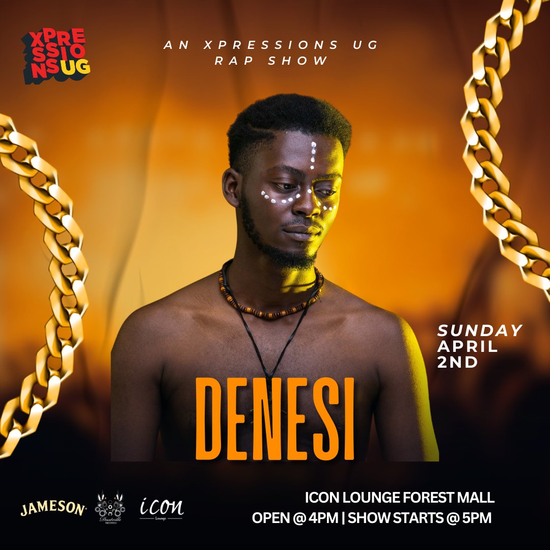 XpressionsUG's tweet photo. As you receive those oliwa texts today, don’t forget to add us to your April proggie 😁  Join us as we #WidenTheCircle with The Rap Show ft. @Denesi__, @lagumtherapper + @mugabsb NEXT SUNDAY! 

Get your early bird ticket here -https://t.co/FIe1ye7jHh🚀

@JamesonUganda @Dustville https://t.co/UKRbTe0M4c
