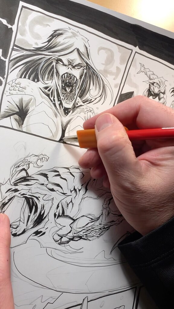BatlanticStudio's tweet photo. WARHOOD! Era Nalyd has to fight for survival in a violent nightmare prison world! On ZOOP now!
-
-
#batlanticstudios #makecomics #comicbooks #makecomicscool #warhoododyssey #comiccommunity #comicbooks #drawing #illustration #characterdesign #originalch… https://t.co/CbUzTyryK1 https://t.co/wo0Cfx1Y8c