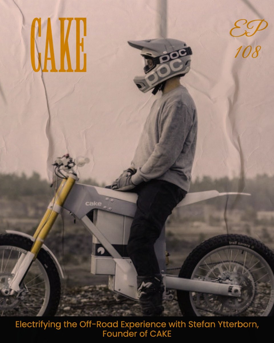 RideBoundlessco's tweet photo. 🔋🏍️ Ready for an electrifying ride? I talk to Stefan Ytterborn, founder of POC and the innovative electric off-road motorcycle company, CAKE! Discover the future of sustainable motorcycling and join the eco-friendly revolution! 🌱🚀 
HTTP:// https://t.co/o6WO2mI9rx https://t.co/NsNna2mle6