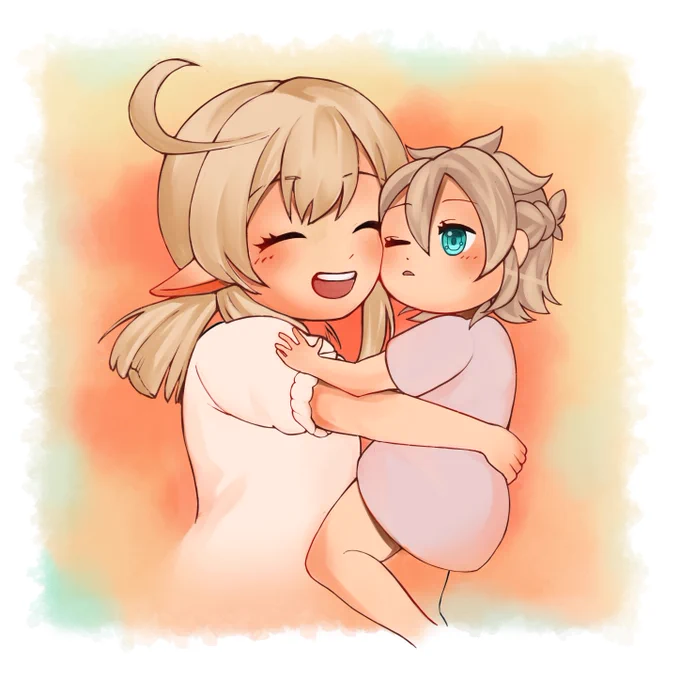 #Klee   #Albedo  #GenshinImpactth 「クレーがお姉ちゃん!!」 