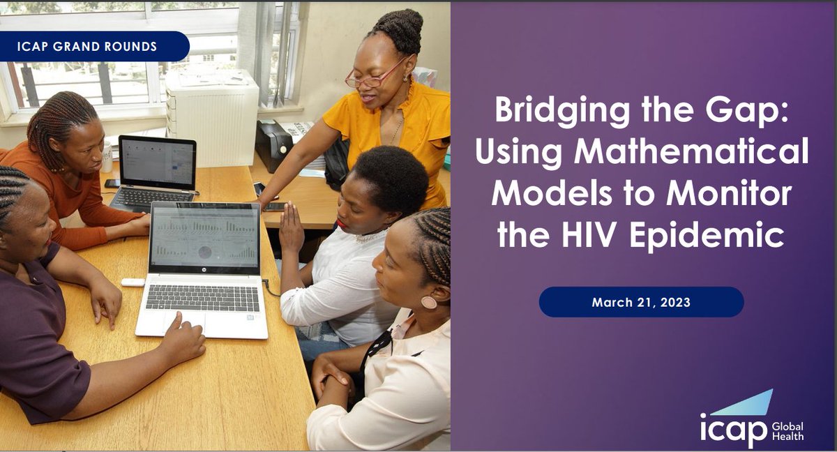 Did you miss our Grand Rounds yesterday on how UNAIDS and countries are using #BigData and mathematical modeling to monitor the #HIV epidemic? Watch the recording and download the slides here: bit.ly/3ZbnmnL We heard from the @UNAIDS team & colleagues on how they use…