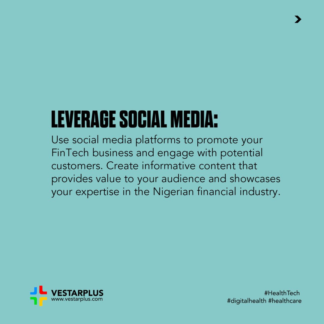 vestarplus's tweet image. Five ways to startup a FinTech business in Nigeria.

#FinTechDesign #UXDesign #FinancialDesign #FinancialUX #FinancialApp #UserExperience #DataVisualization #Personalization #CustomerSupport #FinanceTechnology #DigitalBanking #InvestmentApp