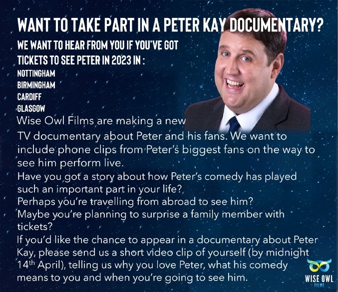 Peter Kay tweet media
