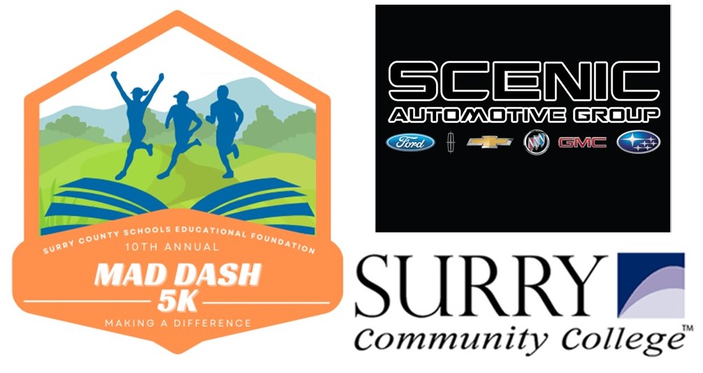 SCSEdFoundation's tweet photo. #MADDash23 is Apr 22, Dobson, NC! 400+ participants, spectators, &amp; vols will be there, so can you! Support @SurryCoSchools students and teachers. Register for #5K &amp; become a sponsor today: https://t.co/s6zzjkE5DQ
@ScenicMotors @surrycc #SupportSCS #SCSEd #Allin https://t.co/81MdO5yR7W