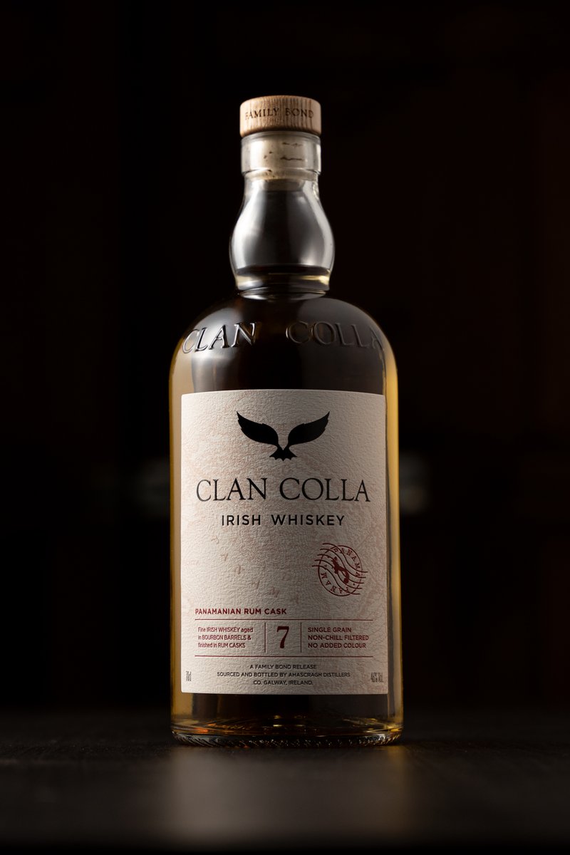Looking forward to tonight's Tweet Tasting with <a href="/CelticWhiskeyCl/">CelticWhiskeyClub</a>. 

We're tasting Clan Colla 7 Single Grain. A fine Irish Whiskey aged in ex-Bourbon casks and finished in Panamanian Rum casks. Sweet, light and full of flavour. #ClanColla7YearOld
