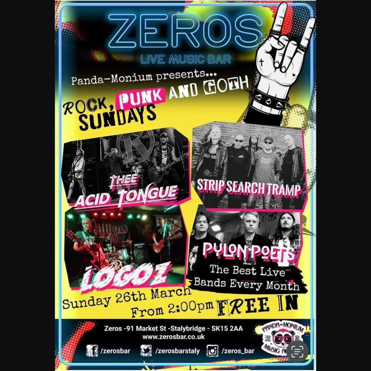 Also up this weekend and looking forward to our first trip to @zerosbarstaly #stalybridge with @theeacidtongue #StripSearchTramp and @PylonPoets ! #PandaMoniumMusicAgency 

@LoGOz_UK @PeeshNE63 @PaulLoGOz