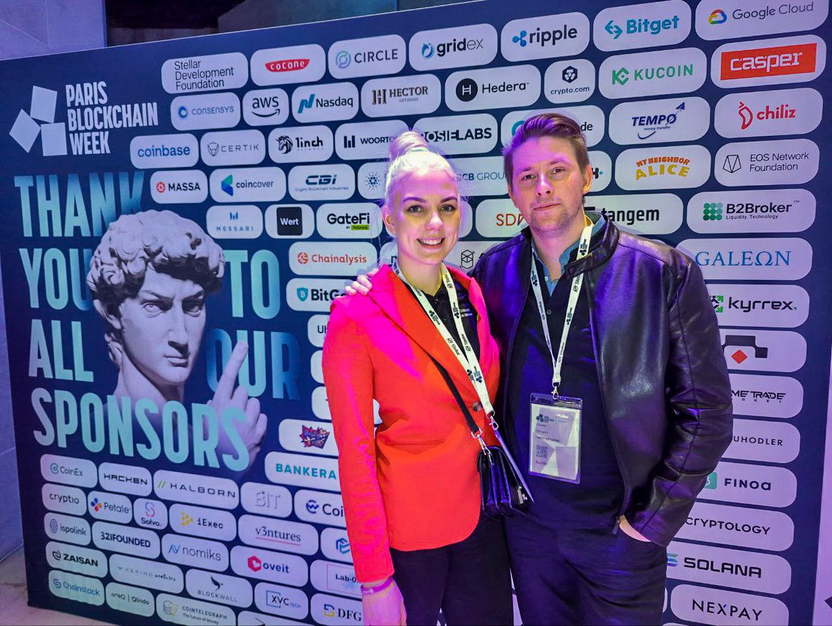 We are impressed with the quality of the <a href="/ParisBlockWeek/">Paris Blockchain Week</a>! What a great and rememberable event. Want to #meetup? Feel free to send us a DM! #PBW2023 #blockchain #Crypto #web3 #NFT #meetings #team #unity #evecom