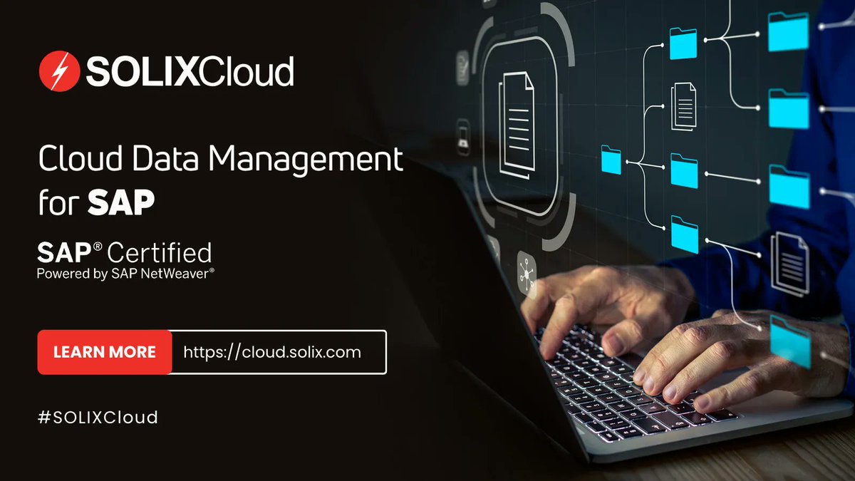 solixbigdata's tweet photo. Learn how SOLIXCloud provides a comprehensive suite of SAP ILM solutions to help manage the entire data lifecycle across active and inactive SAP systems. 👉 https://t.co/1N7nEwNkeE

#ilm #sap #datamanagement #activedata #solixcloud https://t.co/LBhG1QYNnT