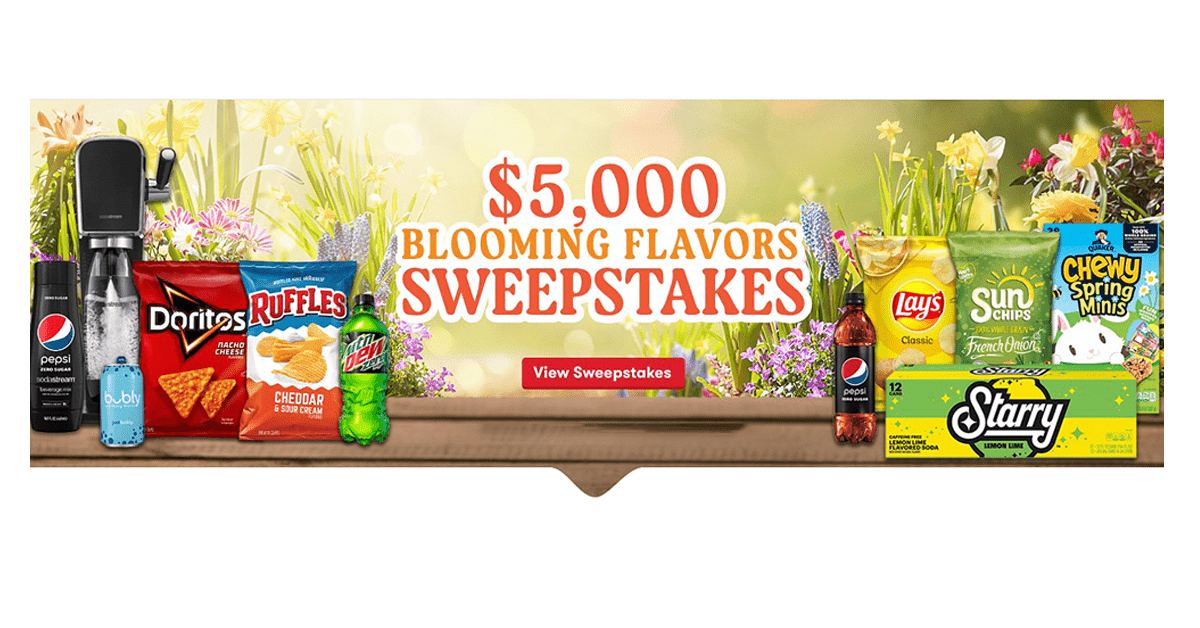 GooseGiveaways's tweet photo. 🌷 Enter the $5,000 Blooming Flavors Sweepstakes! Daily Entry -  US, ends 5/13. Join now: https://t.co/Z5K0GubSBZ 

#SpringCash #Sweepstakes #FlavorfulWin #SnackFever #Giveaway https://t.co/5AtwVLsz8i