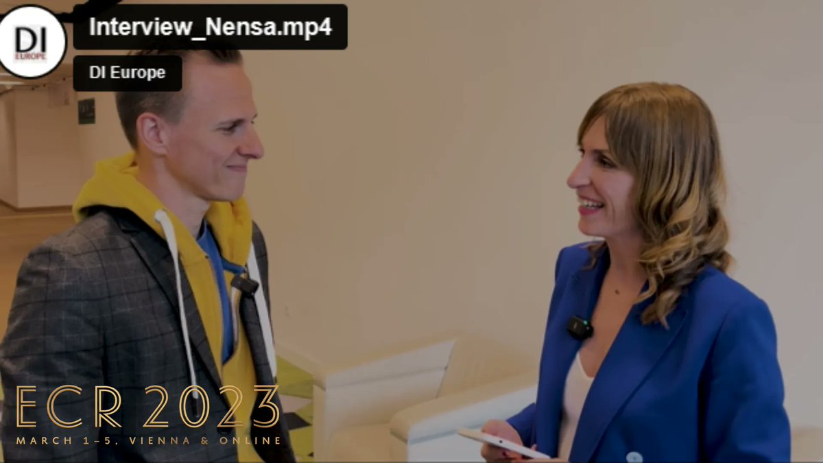 myesr (@myesr) on Twitter photo #Throwback Wednesday to ECR 2023!
<a href="/melisandien/">Mélisande Rouger</a> - editor-in-chief of DI Europe, interviews Felix Nensa, Professor of Radiology at Essen University, on how AI and digital tools can help overcome current healthcare challenges.
Watch the full interview➡️buff.ly/3FDDkAi #Throwback Wednesday to ECR 2023!
<a href="/melisandien/">Mélisande Rouger</a> - editor-in-chief of DI Europe, interviews Felix Nensa, Professor of Radiology at Essen University, on how AI and digital tools can help overcome current healthcare challenges.
Watch the full interview➡️buff.ly/3FDDkAi
