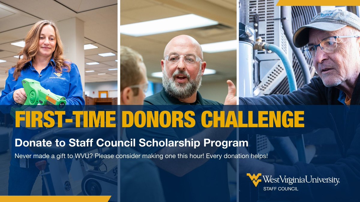 When you make a gift, you can help an eligible staff member turn opportunity into reality by realizing the benefits of a WVU education.  go.wvu.edu/h2nZE

#WVUSCscholarship #WVUDayofGiving