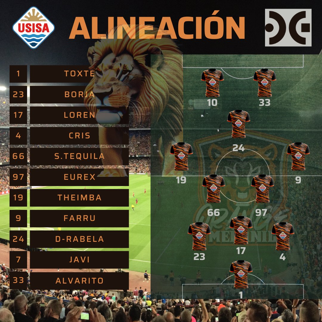 "Estos son nuestros 11 guerreros  para  la tercera jornada de la temporada."
<a href="/TOTXE20001/">TOTXE2000</a>
<a href="/Bxxxrja/">🐐</a>
<a href="/loreen1320/">Loreen1320</a> 
@xCris03
<a href="/speedtequila1/">speedtequila</a> 
<a href="/EUREX_luvchenko/">Eurex_7</a>
<a href="/theimbatibol/">theimbatibol</a>
<a href="/elfarru22/">xDonFarru</a>
<a href="/d_rabe24/">Rabe</a>
<a href="/ByJaviMc2k/">🦇</a> 
<a href="/alvariiito85/">ᴬᴸⱽᴬᴿᴵᵀᴼ 🃏</a>