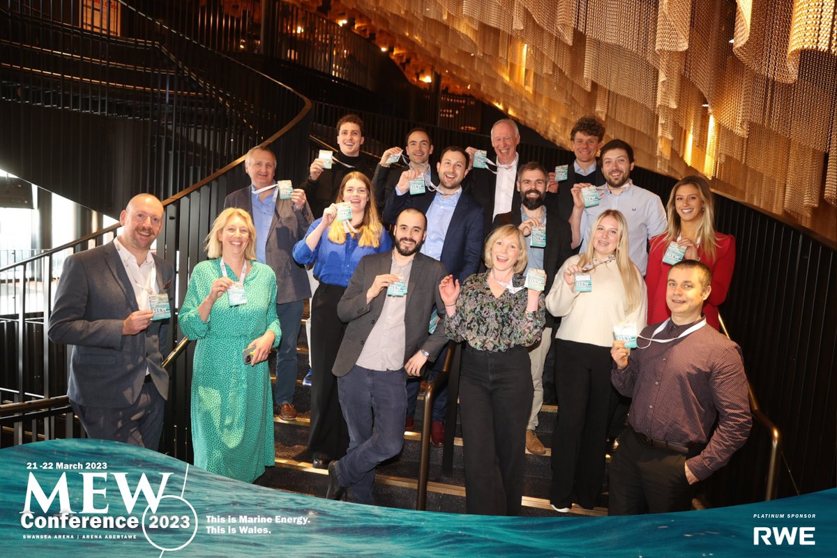 MarineCymru's tweet photo. We would like to extend a huge 𝘁𝗵𝗮𝗻𝗸 𝘆𝗼𝘂 to our Platinum Sponsor @RWE_UK  for making #MEW2023 possible! 

What a pleasure to welcome each and every one of you to Swansea Arena.

That's a wrap for this year, hope to see you next year 💙

#ThisIsMarineEnergy #ThisIsWales https://t.co/K8noQTbikQ