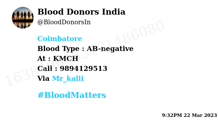 Blood Donors India tweet media