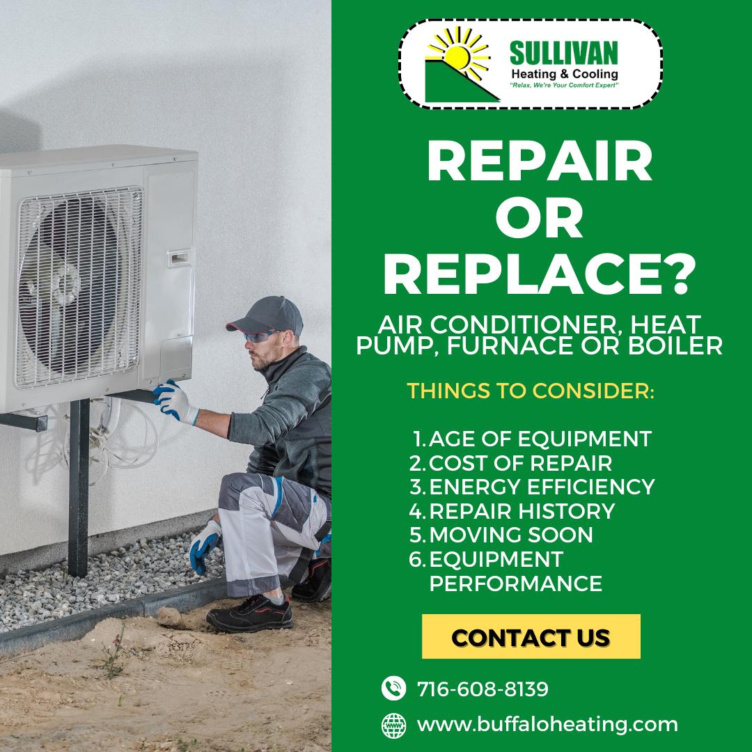 💪🏼🔧 With decades of combined experience in the HVAC industry, our team at Sullivan Heating &amp; Cooling has the skills and expertise to tackle any challenge that comes our way.

Give us a call today!