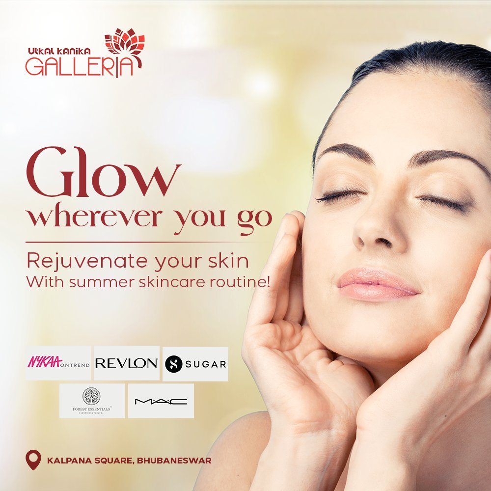UtkalGalleria's tweet photo. Tackle the heat of summer with our wide range of skincare products from the best of brands.
Visit @UtkalKanikaGalleria today!
#skincareroutine #glowingskin #skincare #antiageingskincare #summerroutine #beautyproducts #cosmetics #utkalkanikagalleria #kalpanasquare #bhubaneswar https://t.co/IddazF0Mdv
