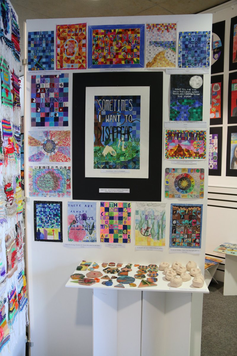 So much incredible creative work on display in our Middle School Art Exhibition yesterday. Years 7-9 have excelled themselves. Definitely worth a look at the different multi-medias they have used in their work. Well done. #LEHSchool <a href="/leh_art/">LEH_Art</a>