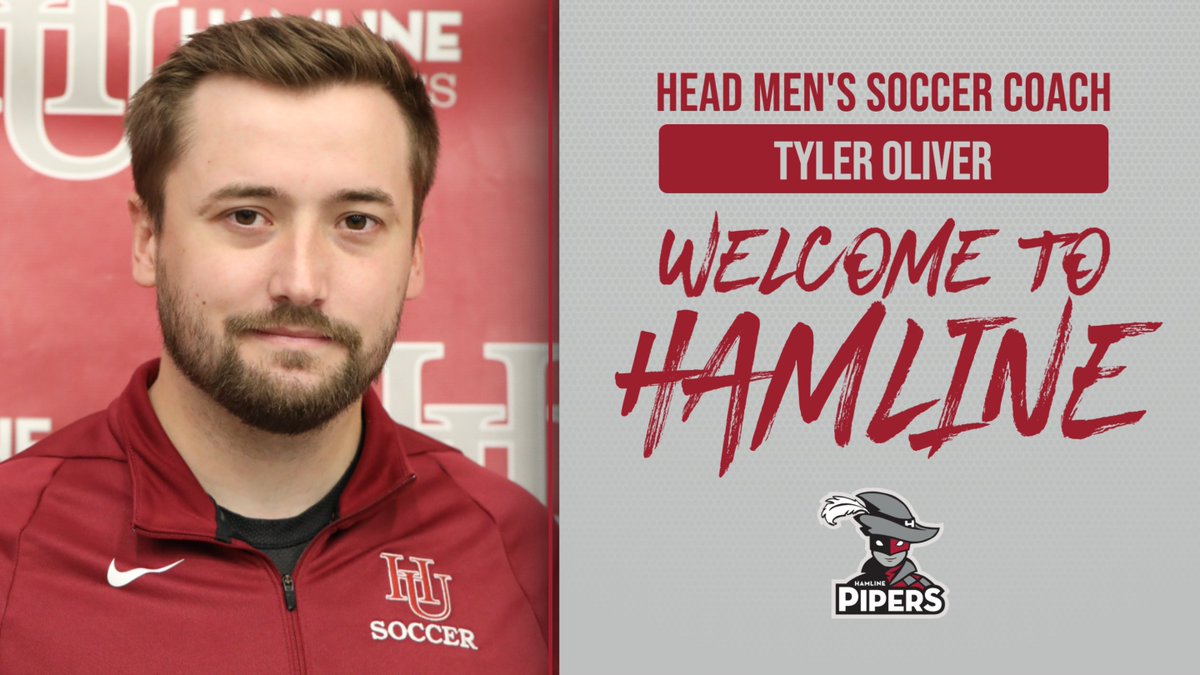M ⚽️ | 🚨Tyler Oliver Named Hamline Head Men's Soccer Coach!!! 🚨

📰 bit.ly/3TBJOoX