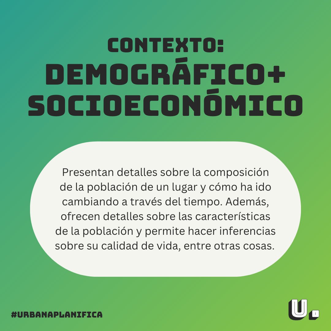 urbanaplanifica's tweet photo. Demográfico + Social *
+ Económico https://t.co/9XssaVzxgW