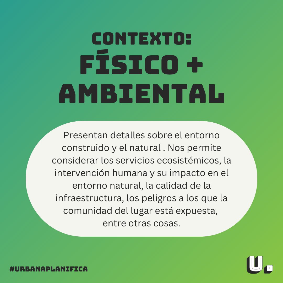 urbanaplanifica's tweet photo. Físico + Ambiental https://t.co/mNdUe7bsoA