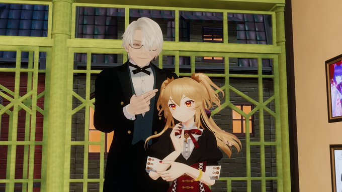 #おうつちのVRC日記
お嬢さまと執事ごっこ 