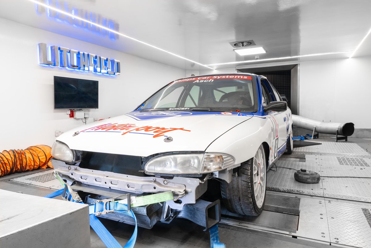 Dan has been busy on the dyno today helping our friends at <a href="/powerflexbushes/">Powerflex</a> with their stunning 1996 Mondeo Touring car
 After a fresh engine it came in for some dyno time &amp; <a href="/MoTeCEurope/">MoTeC Europe</a> map revisions as they prepare it for some of the historic SuperTouring races around Europe.