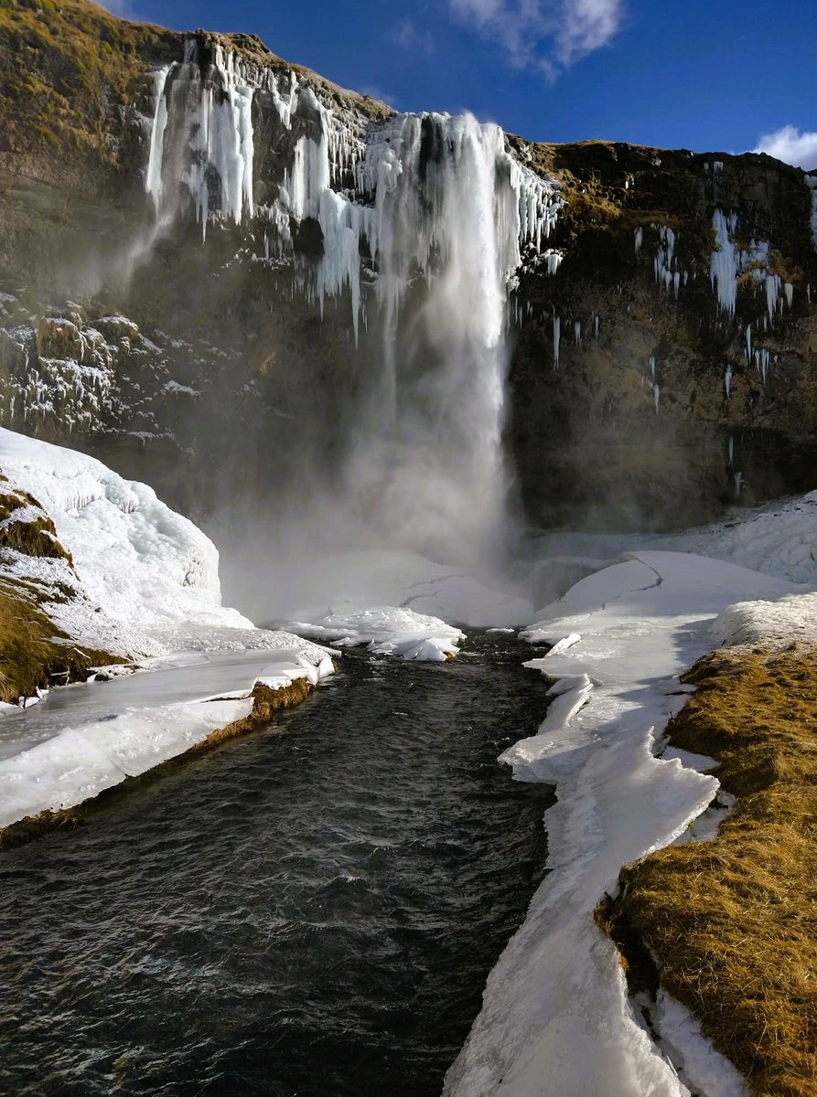 IcelandBus's tweet image. Beads of ice at Seljalandsfoss 🧊

📸 by Alain Corbeau

#iceland #waterfall #seljalandsfoss