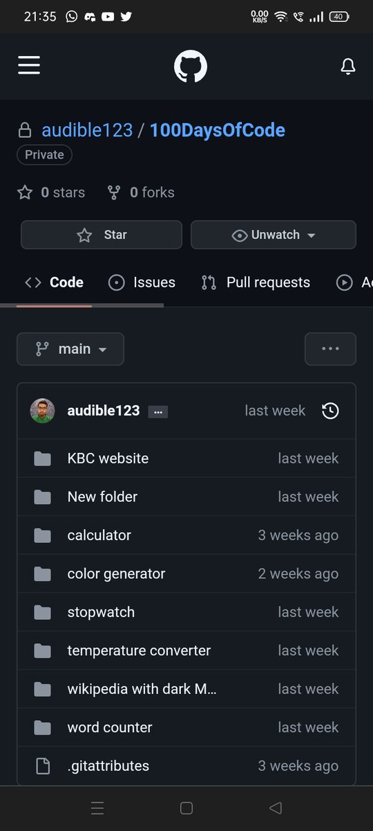Aditya100daycod's tweet image. #100DaysOfCode kaam toh ho raha par update karne ka time naa mil Raha due to university exams 😅. Very difficult to manage time these days