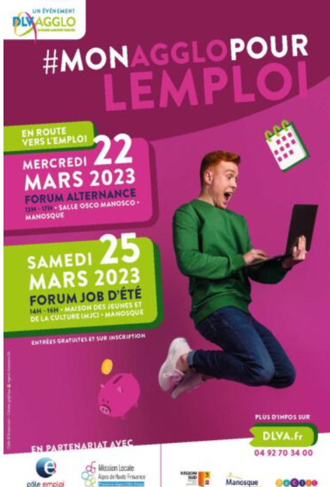 cruveille's tweet photo. ➡ Mon Agglo pour l'Emploi avec la DLVA 8️⃣ème édition ! Cette après-midi a eu lieu le forum de l'#alternance sur Manosque 👍
Nos jeunes ont pu y participer et rencontrer les organismes de formation et les entreprises à la recherche d’alternants.
 @sandrinejacobPE @poleemploi_paca https://t.co/nVcNibbT83